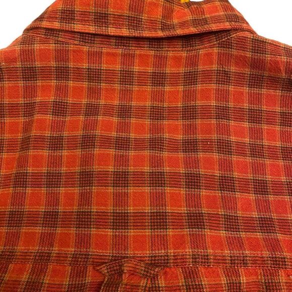 Columbia Sportswear Dark Red and Navy Plaid Button Down Shirt Sz 2XB - Picture 6 of 12
